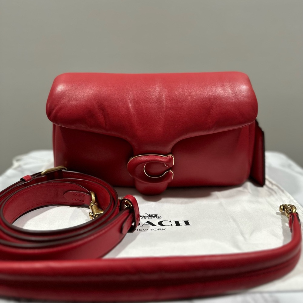 Coach Pillow Tabby 26 Red Apple C0772